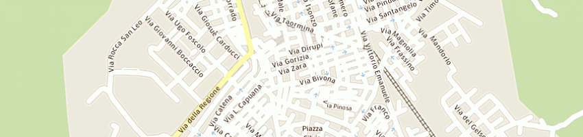 Mappa della impresa miracolo sebastaiana a ADRANO