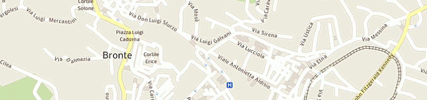 Mappa della impresa internet point di corica claudia a BRONTE