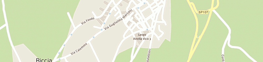 Mappa della impresa ciccaglione giuseppe a RICCIA