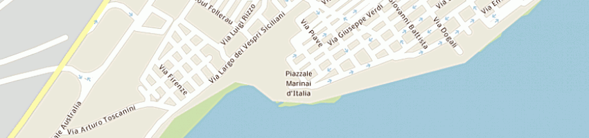 Mappa della impresa trattoria s pietro di salemi rosa sas a POZZALLO