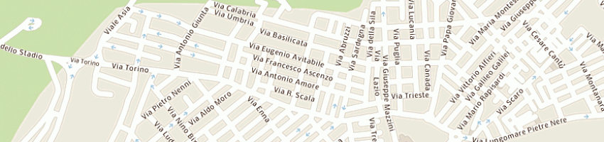 Mappa della impresa modica rosario a POZZALLO