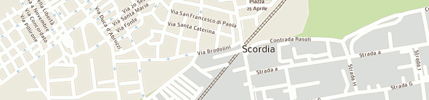 Mappa della impresa pappalardo sebastiano a SCORDIA