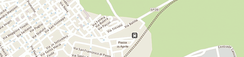 Mappa della impresa arredo in di galia maria e c sas a SCORDIA