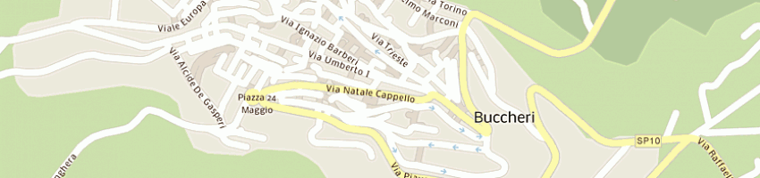 Mappa della impresa societa' agricola vernera di spano' e c snc a BUCCHERI