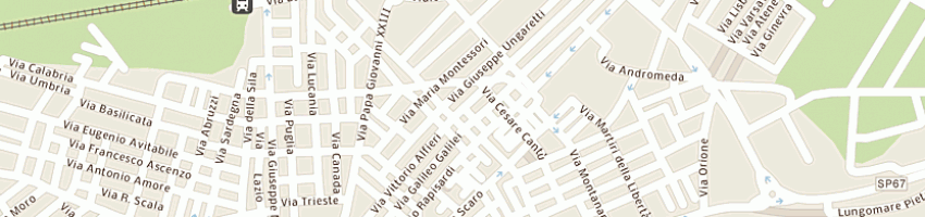 Mappa della impresa autofficina reno di ragusa maurizio tony a POZZALLO