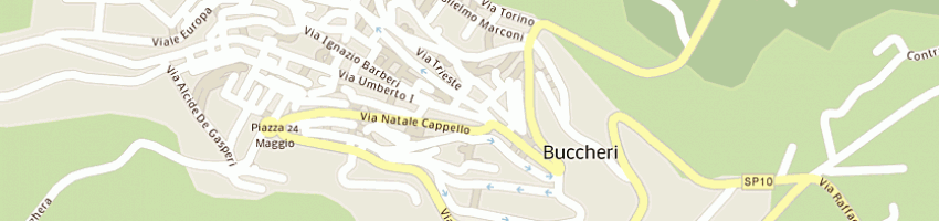 Mappa della impresa bar pasticceria cataldo umberto e c sas a BUCCHERI