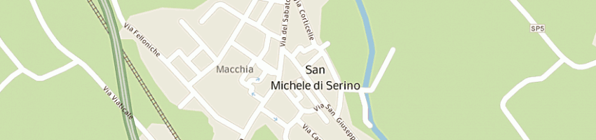 Mappa della impresa ottica immagine di armando pisacreta a SAN MICHELE DI SERINO