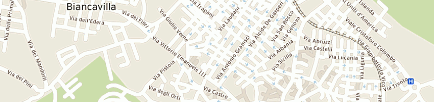 Mappa della impresa ali' francesca a CATANIA