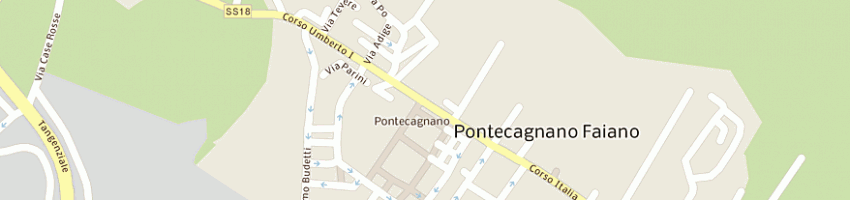 Mappa della impresa strino sergio a PONTECAGNANO FAIANO