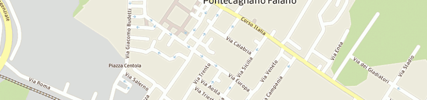 Mappa della impresa argenteria la mela di palumbo luigi a PONTECAGNANO FAIANO