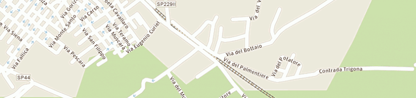 Mappa della impresa ort-italia centro sud srl a BIANCAVILLA