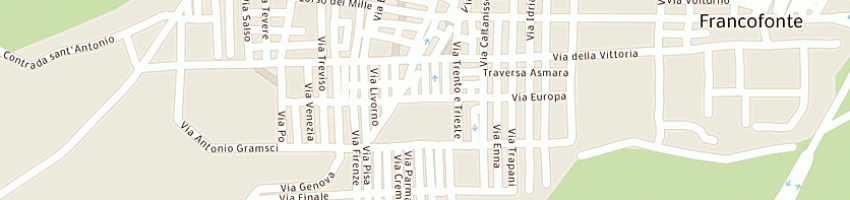 Mappa della impresa grasso maria a FRANCOFONTE