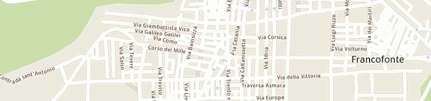 Mappa della impresa gisone angelo a SALEMI