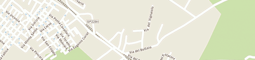 Mappa della impresa ortofrutta palmeri srl a BIANCAVILLA