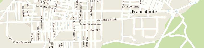 Mappa della impresa gambera giuseppe raffaele a FRANCOFONTE