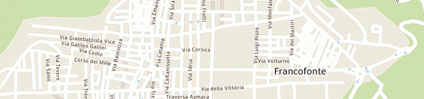 Mappa della impresa azzara rosalba e viola gaetano sas a FRANCOFONTE