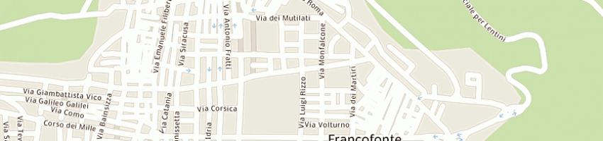 Mappa della impresa comune di francofonte a FRANCOFONTE