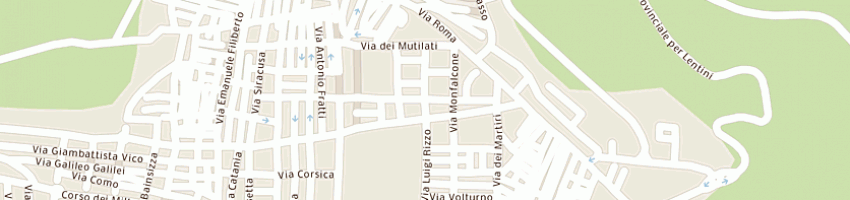 Mappa della impresa comune di francofonte a FRANCOFONTE
