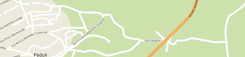 Mappa della impresa costruzioni macchine agricole messere lorenzo a PADULI