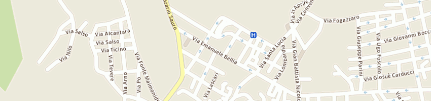 Mappa della impresa peci dr nunzio a PATERNO 