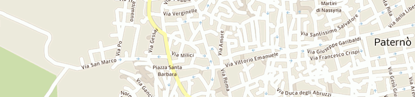 Mappa della impresa poste italiane spa a PATERNO 
