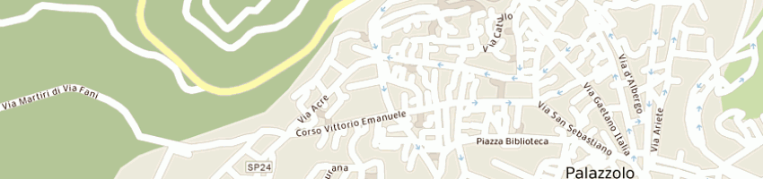 Mappa della impresa antichita' ed arredamenti licitra societa' cooperativa a PALAZZOLO ACREIDE