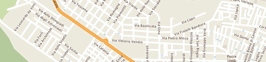 Mappa della impresa panificio ss annunziata di di rosa vincenzo e c snc a ISPICA