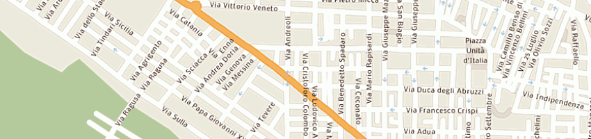 Mappa della impresa pizzeria forno a legge da asporto di mermina frencesco francesco a ISPICA