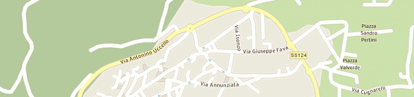 Mappa della impresa albergo senatore (srl) a PALAZZOLO ACREIDE