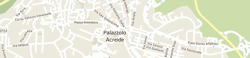 Mappa della impresa mangiameli srl a PALAZZOLO ACREIDE