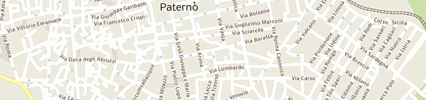 Mappa della impresa progress srl a PATERNO 