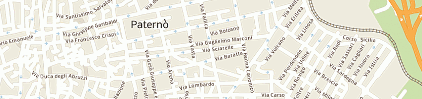Mappa della impresa lanza angela a PATERNO 