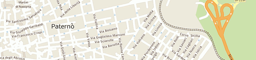 Mappa della impresa conserveria del simeto di palumbo valentina a PATERNO 