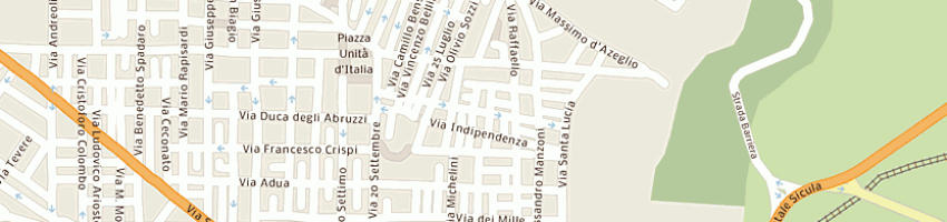 Mappa della impresa carpenzano salvatore a ISPICA