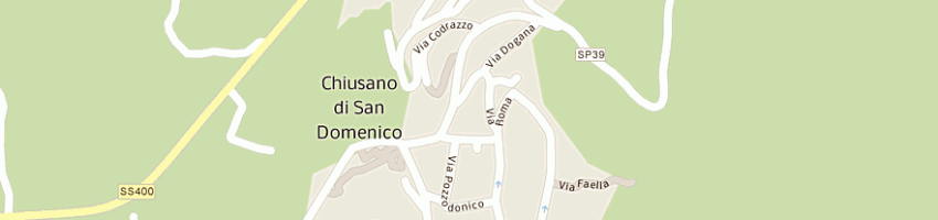Mappa della impresa venam srl a CHIUSANO DI SAN DOMENICO