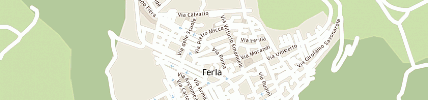 Mappa della impresa mangiameli sebastiano a FERLA