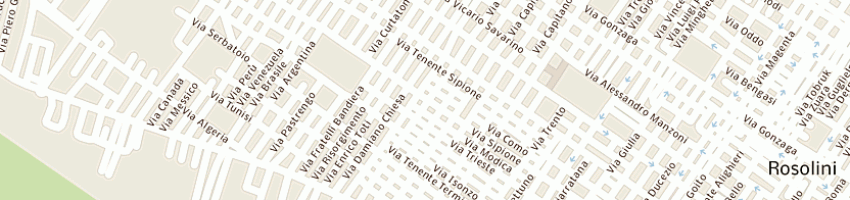 Mappa della impresa chiesa santa caterina a ROSOLINI