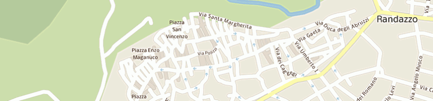Mappa della impresa federazione regionale italiana della caccia a RANDAZZO