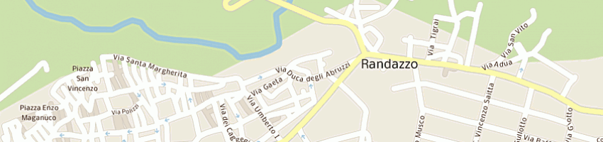 Mappa della impresa polizia a RANDAZZO