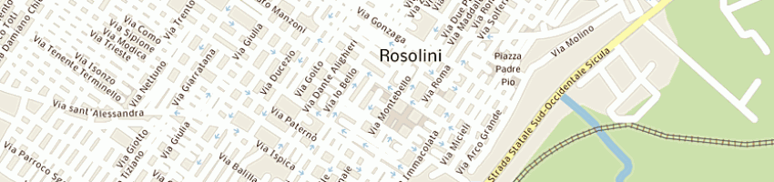 Mappa della impresa ercr di radenza pasquale e c snc a ROSOLINI