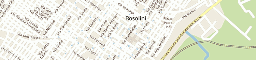 Mappa della impresa cooperativa interprovinciale elorina (srl) a ROSOLINI