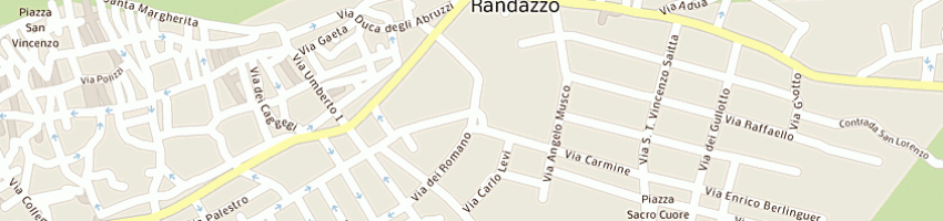 Mappa della impresa akesine viaggi di sangrigoli nicolo' a RANDAZZO
