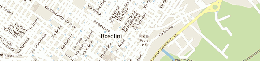 Mappa della impresa ignogna corrado a ROSOLINI