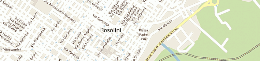 Mappa della impresa tabacart di floriddia liliana a ROSOLINI