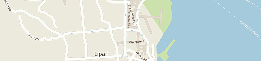 Mappa della impresa residence regione a LIPARI