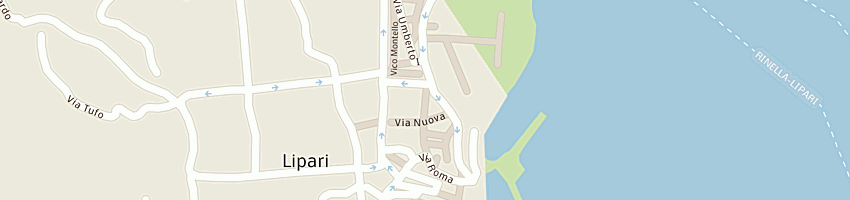 Mappa della impresa scappin franca a LIPARI