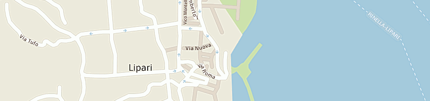 Mappa della impresa de donno federica a LIPARI