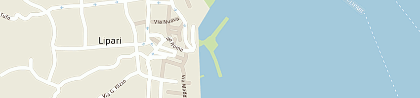 Mappa della impresa ticher a LIPARI