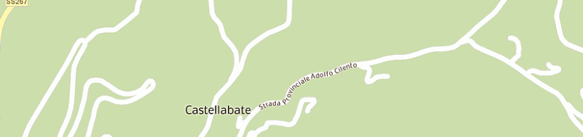 Mappa della impresa amodio calzature di amodio pasquale e c snc a CASTELLABATE