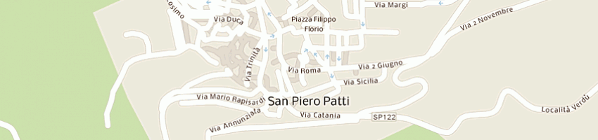 Mappa della impresa paolillo gaetano a SAN PIERO PATTI